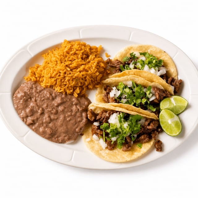Steak Taco Dinner.