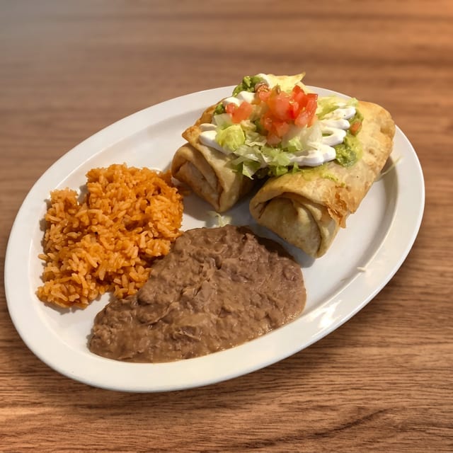 Chimichangas.