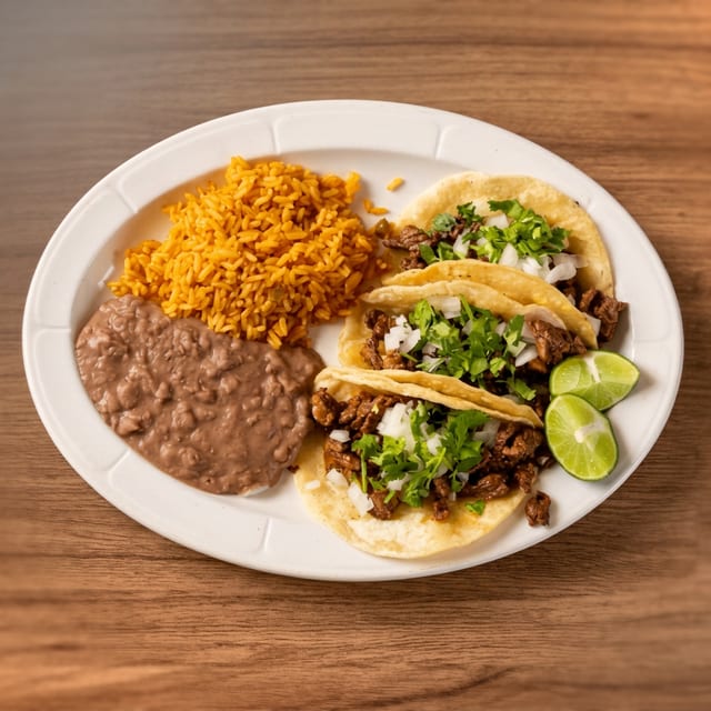 Steak Taco Dinner.