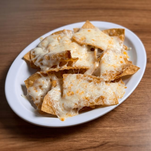 Cheese Only Nachos.
